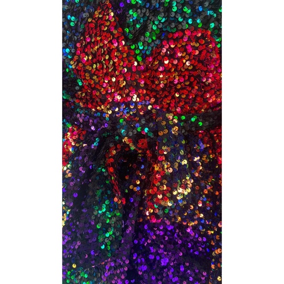 Buddy Love | Sequin Wrap Dress. - Picture 7 of 8